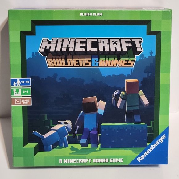 Minecraft Builders and Biomes Board Game New FREE SHIPPING - Picture 1 of 2